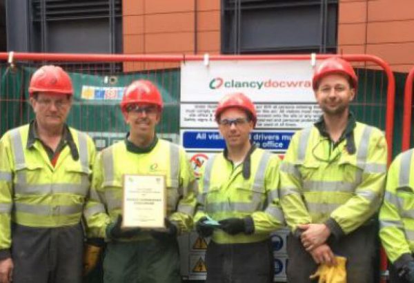 Clancy wins gold at Considerate Contractors Scheme