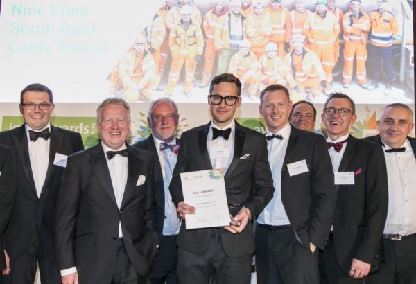 Nine Elms South Bank Cable Tunnel Wins Award